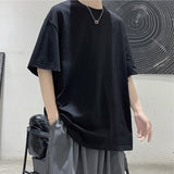 ITOOH 100% Cotton Five Half Sleeve Men's Women Summer T-shirt Loose Short-sleeved Casual Basic Shirt O Neck Solid Color Oversize