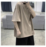 ITOOH 100% Cotton Five Half Sleeve Men&#39;s Women Summer T-shirt Loose Short-sleeved Casual Basic Shirt O Neck Solid Color Oversize