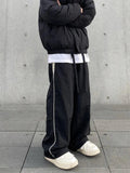 ITOOH Y2K Black Cargo Casual Pants