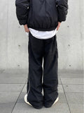 ITOOH Y2K Black Cargo Casual Pants